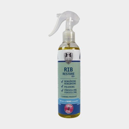 Detergente per gommoni LionProtect RIB Restore UV+, pronto all’uso, spray, 250 ml