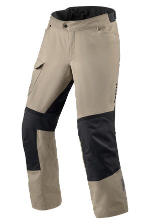 Pantalones De Moto REV'IT! Convergent H2O Arena/Negro XL Largo