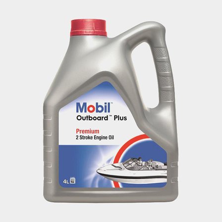 Mineralolie til 2-takt påhængsmotorer Mobil Outboard Plus, API TC & NMMA TC-W3, 4 liter