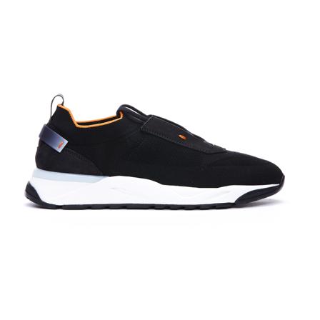Santoni Sneakers svart, Herr, Herr, Storlek: 42 EU