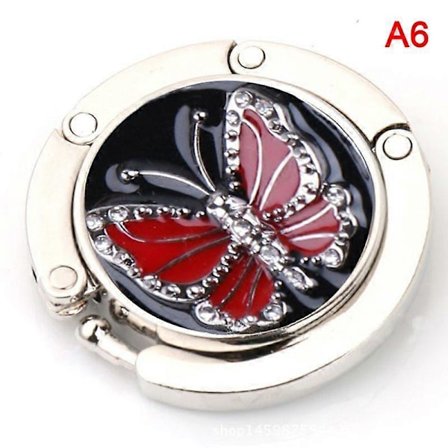 Hängare Krok Hållare Väska Dekor Häng Mode Bord Krok Fjärilar Mönster