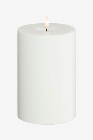 DeluxeHomeart - LED-pelarljus 10x15 cm - Vit - Ljus - Från Homeroom