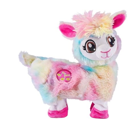 Pets Alive Rainbow Bonnie Den Bakdelsskakande Llama Batteridrevet Dansende Robotleksag