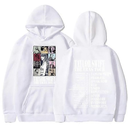 Herre Dame Hettegenser Taylor The Eras Tour Gutter Jenter Gensere Midnight Album Swift Trykk Dame Hette Herreklær Unisex Pullover-Perfet