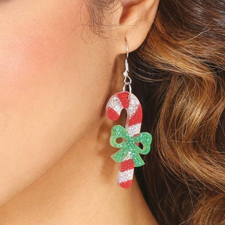 Örhängen Glittriga Polkagrisar