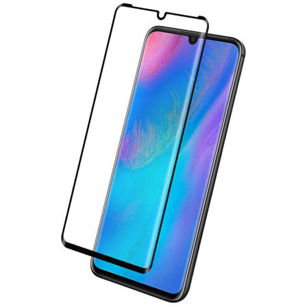 Skärmskydd Huawei P30 Lite - Heltäckande Glas Svart Transparent