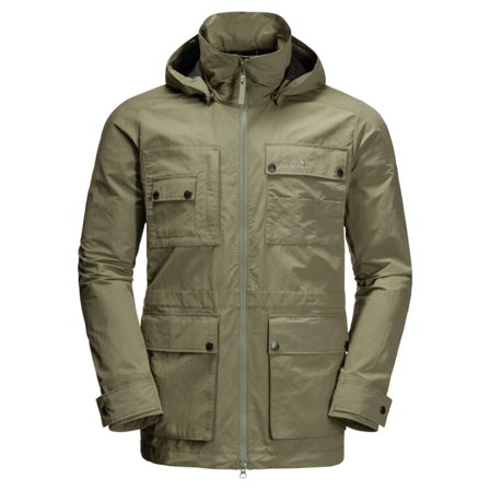 Jack Wolfskin Men's Lakeside Safari Jacket Men unlined jacket Green M