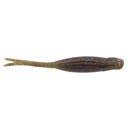X Zone Scented Stealth Minnow 2.75'' - Green Pumkin Blue Flake
