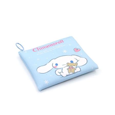 Kawaii Tegneserie Veske Cinnamoroll Melody Pachacco Pom Pom Purin Kuromi Skinn Kort Holder Søt Mynt pung