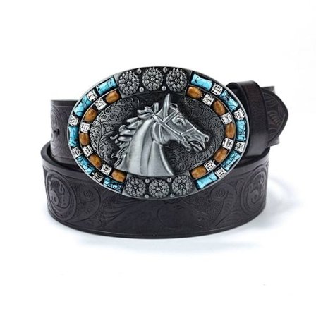 Herre Western Cowboy Beltespenne Belte 115CM