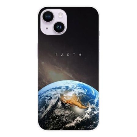 Silicone-fodral - Kompatibel med Apple iPhone 15 - design jord