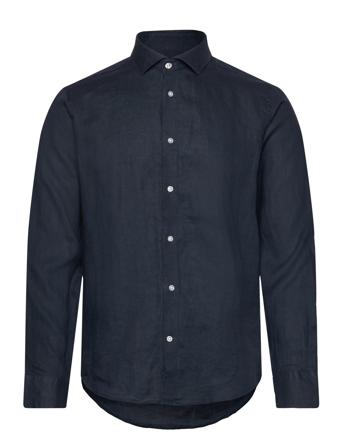 Bs Bilbao Casual Modern Fit Shirt Navy Bruun & Stengade