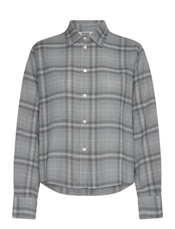 Weekday Oversized Shirt - Grey - XS