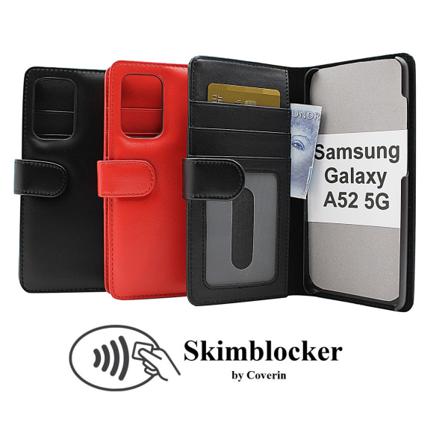Skimblocker Plånboksfodral Samsung Galaxy A52 5g Röd