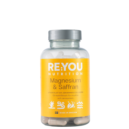 RE:YOU Magnesium + Saffran 100 kapsler