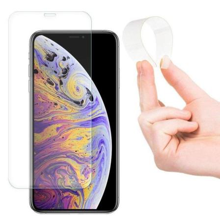 Iphone 12 / Iphone 12 Pro Flex Nano Härdat Glas Hybrid Skärmskyd Transparent