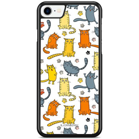 Bjornberry Skal iPhone SE (2020) - Kattmönster