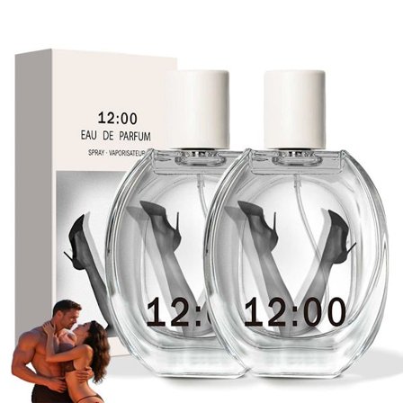 2-pak Langtidsholdbar Ren Feromon Köln parfume til mænd og kvinder, Unisex Rejse Æterisk Olie Parfume - 1.69 FL.OZ TSA Klar til Attr