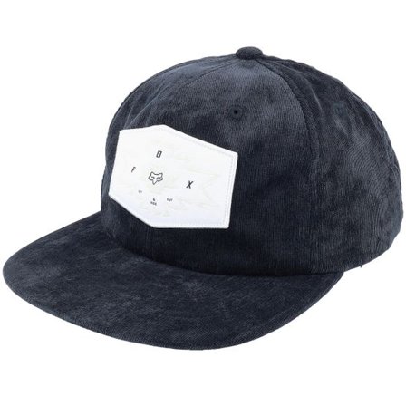 Fox - Svart snapback Keps - Full Flux Black Snapback @ Hatstore