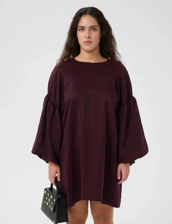 Gestuz Gzmalloon Short Dress - Burgundy - 34