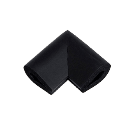 HomeSafety Hörnskydd Safetycornerguard Matteo U-shape 4-pack Barnsäkerhet Svart XL