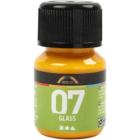 Vesipohjainen läpinäkyvä, kiiltävä maali, joka tarttuu hyvin lasiin, posliiniin, savipoltteisiin, muoviin jne. viit.