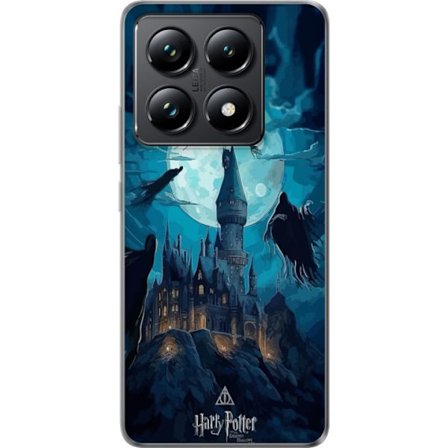 Kompatibelt Mobildeksel til Xiaomi Xiaomi 14T Magisk fantasyillustrasjon med slott i månelys og flytende skapninger, mørk eventyrstemning inspirert