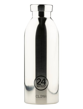 24bottles | Clima, 500 Ml - Insulated Bottle - Mirror Steel | 0.5 L