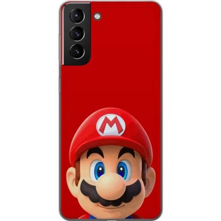 Samsung Galaxy S21+ 5G Gennemsigtig cover Super Mario Bros