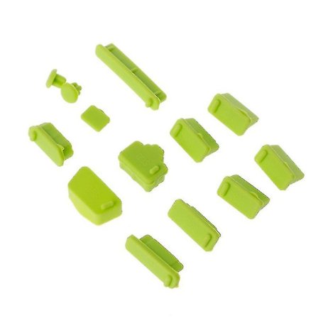 Anti Dust Plug Cover 13st/ set Färgglad Silikon Laptop Anti Dust Plug Cover