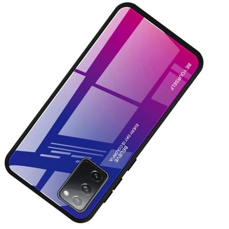Genomtänkt Skal (NKOBEE) - Samsung Galaxy S20 FE Blå/Rosa