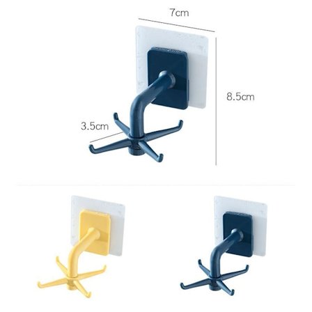 360° roterbart köksredskapshållarset med 2 st, köksredskapshållare, ingen borrningsförvaringsorganisatör, för kök/badrum/garderob