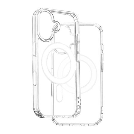Anti Shock MagSafe-cover til iPhone 16 Pro – Gennemsigtigt