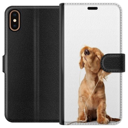 Kompatibelt Lommeboketui til Apple Apple iPhone X Hund
