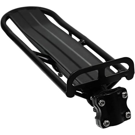 Retractable bicycle rear shelf made of aluminum alloy
