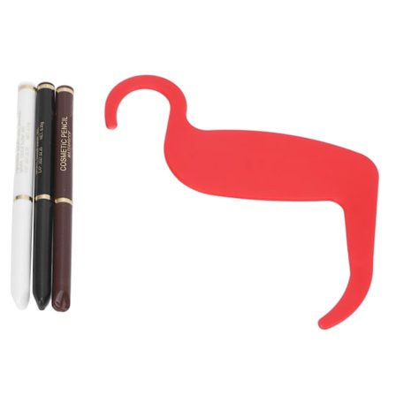 4 st Beard Styling Comb Tool 3 Färger Pennor Vattentät Långvarig Shaper Kit för Män