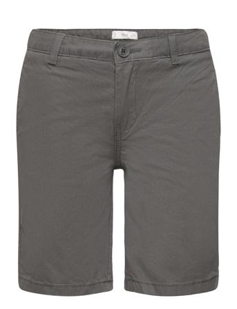 Slim-Fit Chino Cotton Bermuda Shorts Black Mango