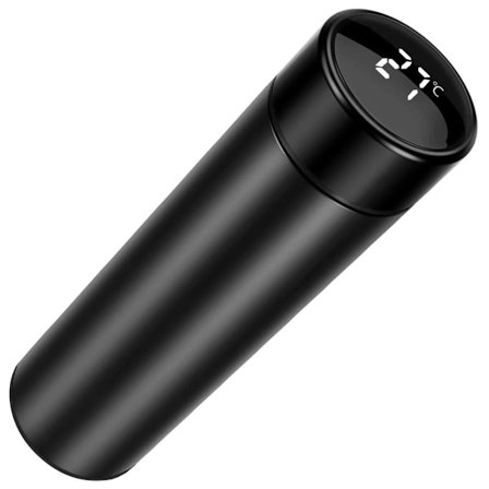 Smart Sportvattenflaska med LED-temperaturdisplay, termosflaska