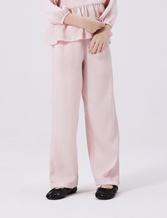 name it Nkfhanin Wide Pant - Pink - 164