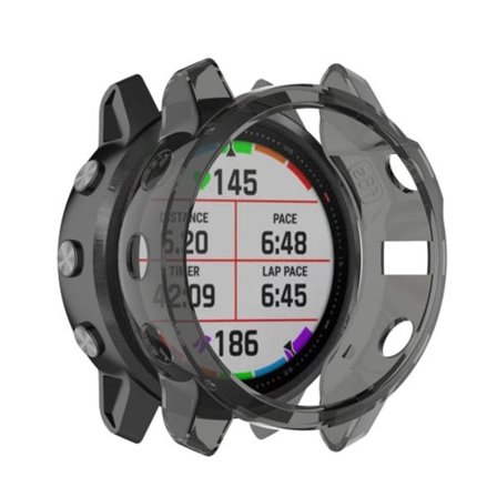 För Garmin Fenix ​​6S / 6S Pro Smart Watch Half Coverage TPU case