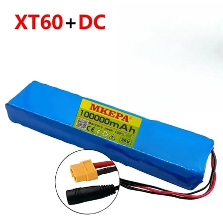 36V 100000mAh 36v elektrisk scooter batteri Lithium elektrisk scooter 500W elektrisk scooter batteri 36v 10s2p batteri