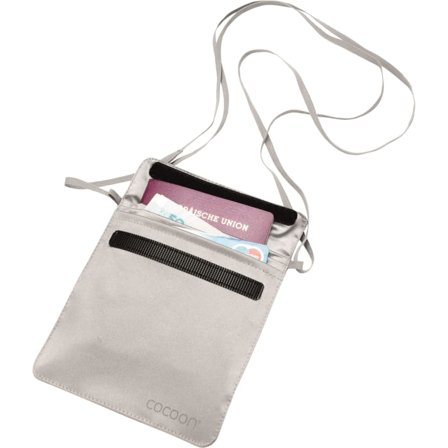 Cocoon Secret Passport Wallet Silk valuable storage Beige OneSize
