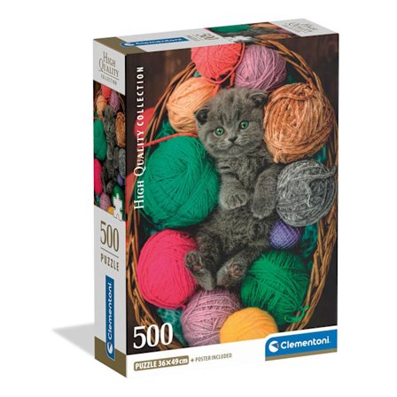 500-brikkers puslespil, Fluffy Killing, 49 x 36 cm