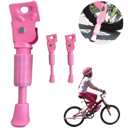 Cykelstøtteben til børnecykel 14 tommer pink 2-pak universalmontering sidestøtte
