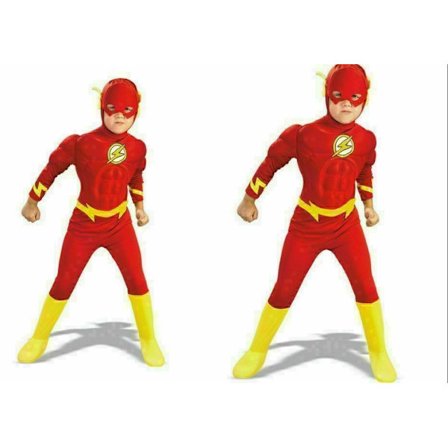Barn Cosplay Gave The Flash Bryst Antrekk Kostyme Superhelt