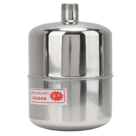 Tryktank Rustfrit Stål 2L Lækagefri Kraftig Tilbehørsdel til Vandpumpe