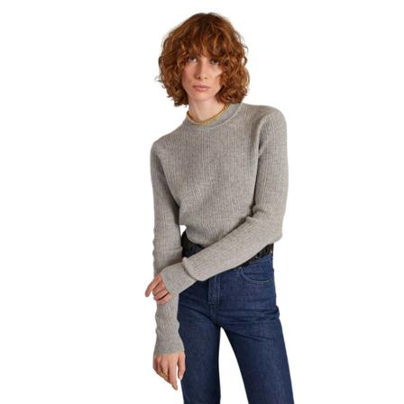 L'Exception Paris, Knitwear Grijs, Dames, Maat:M