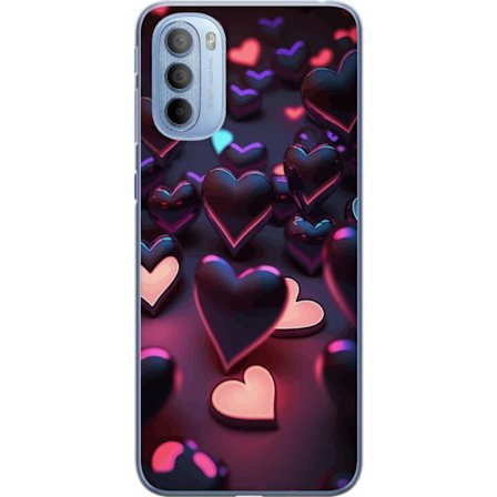 Yhteensopiva Puhelinkuori Motorola Motorola Moto G31 KeskiyönSydämet