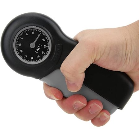 Grå Svart Hånd Dynamometer, Mekanisk Grepsstyrke Tester, Gri