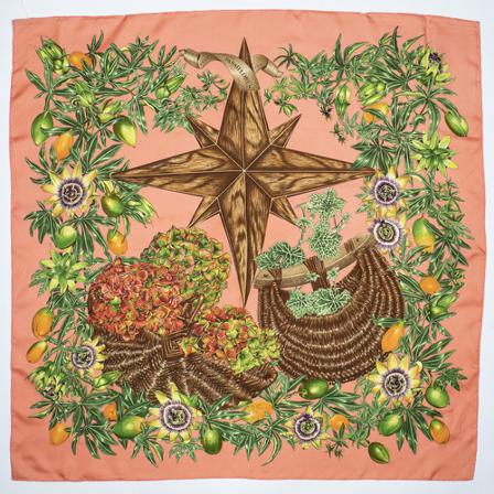 Hermès Vintage, Pre-owned Scarf Roze, Dames, Maat:ONE Size